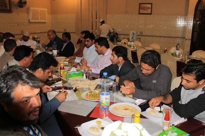 Group Dinner January 2014