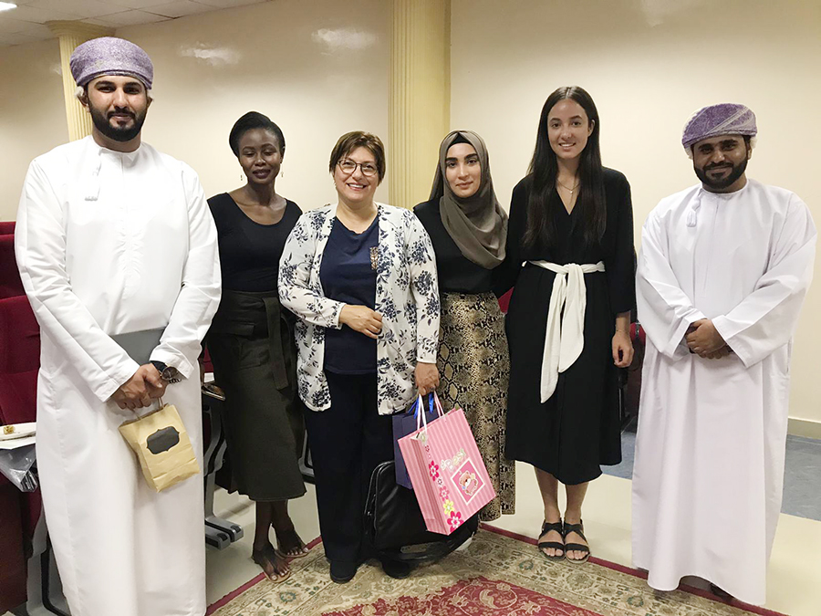 جانب من احتفال معهد الضاد بانتهاء الدورة السادسة