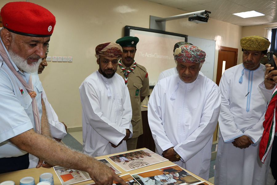 جانب من المخيم الكشفي