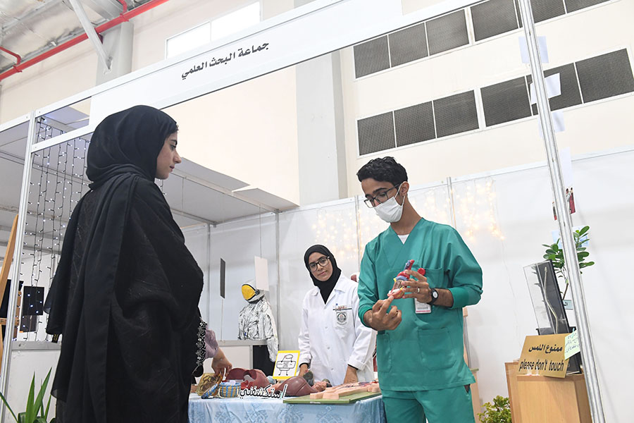 جانب من المعرض المصاحب