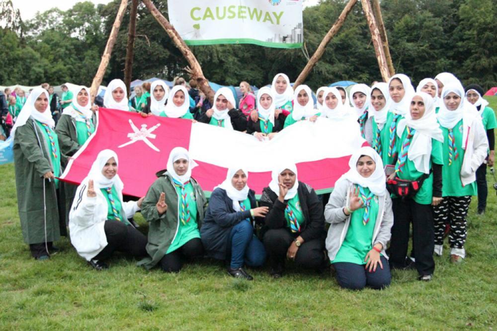 وفد السلطنة المشارك في المخيم الكشفي العالمي بإيرلندا