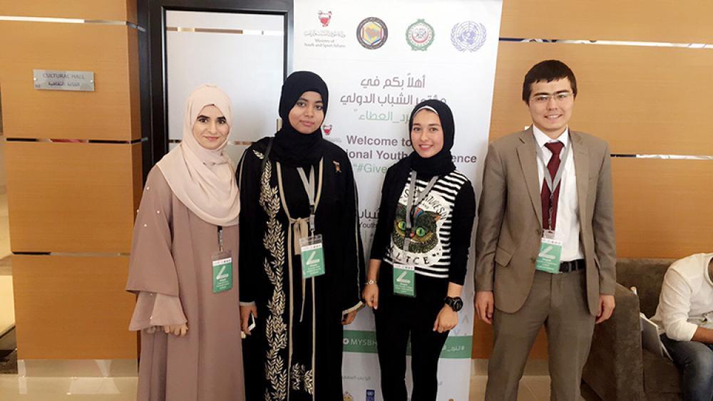 تحت شعار لنرد العطاء الجامعة تشارك في مؤتمر الشباب الدولي التاسع جامعة نزوى